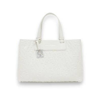 A X Armani Exchange para mujer. XW001222AF15774U6275 Bolso con logotipo integral (OSFA), Beige, Casual, Poliéster, A X Armani Exchange outle A X Armani Exchange para mujer. XW001222AF15774U6275 Bolso con logotipo integral (OSFA), Beige, Casual, Poliéster, A X Armani Exchange outle