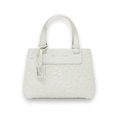 A X Armani Exchange para mujer. XW001576AF15774U6275 Bolso con logo estampado beige (OSFA), Blanco, Casual, Clásico, Poliéster, A X Armani E A X Armani Exchange para mujer. XW001576AF15774U6275 Bolso con logo estampado beige (OSFA), Blanco, Casual, Clásico, Poliéster, A X Armani E