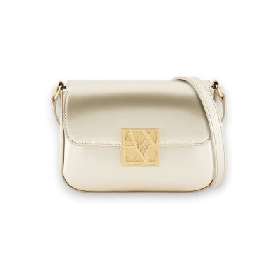 A X Armani Exchange para mujer. XW002170AF21362U1046 Bolso bandolera mini dorado (OSFA), Casual, Poliuretano, A X Armani Exchange outlet 202 A X Armani Exchange para mujer. XW002170AF21362U1046 Bolso bandolera mini dorado (OSFA), Casual, Poliuretano, A X Armani Exchange outlet 202