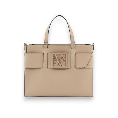A X Armani Exchange para mujer. 9426890A874U6223 Bolso Shopping marrón (OSFA), Casual, Sintético, Poliuretano, A X Armani Exchange outlet 20 A X Armani Exchange para mujer. 9426890A874U6223 Bolso Shopping marrón (OSFA), Casual, Sintético, Poliuretano, A X Armani Exchange outlet 20