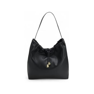 HUGO para mujer. 50552198 Bolso bandolera con cordón y herrajes dorados negro (OSFA), Casual, Poliuretano, HUGO outlet 2026. HUGO para mujer. 50552198 Bolso bandolera con cordón y herrajes dorados negro (OSFA), Casual, Poliuretano, HUGO outlet 2026.