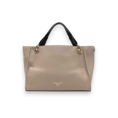 Twinset para mujer. 262TD8030 Bolso Tote medium beige (OSFA), Casual, Poliuretano, Twinset outlet 2026. Twinset para mujer. 262TD8030 Bolso Tote medium beige (OSFA), Casual, Poliuretano, Twinset outlet 2026.