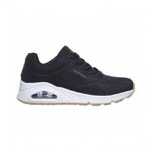 Skechers para mujer. 73690 Zapatillas Uno - Stand On Air negro (39), Plano, Cordones, Casual, Skechers outlet 2024.