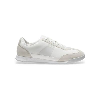 BOSS para hombre. 50563824 Zapatillas con suela estriada blanco (44), Plano, Cordones, Casual, BOSS outlet 2026. BOSS para hombre. 50563824 Zapatillas con suela estriada blanco (44), Plano, Cordones, Casual, BOSS outlet 2026.