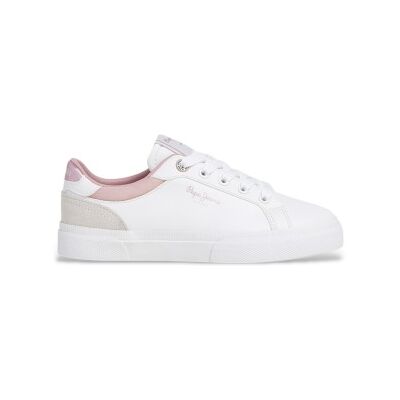 para mujer/niña. PGS30617 Zapatillas de piel Kenton Court G blanco (37), Plano, Ante, Cordones, Casual, moda infantil, Pepe Jeans para mujer/niña. PGS30617 Zapatillas de piel Kenton Court G blanco (37), Plano, Ante, Cordones, Casual, moda infantil, Pepe Jeans