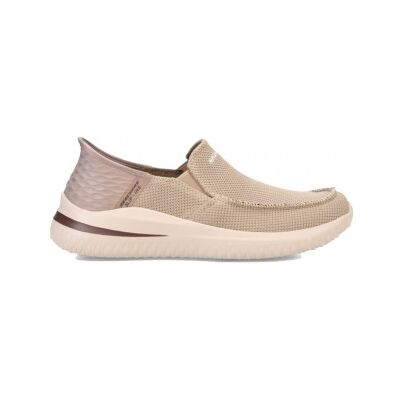 para hombre. 210604 Zapatos Delson 3.0 - Cabrino taupe (46), Tela, Plano, 1 a 3cm, Ninguno, Casual, Skechers outlet 2026. para hombre. 210604 Zapatos Delson 3.0 - Cabrino taupe (46), Tela, Plano, 1 a 3cm, Ninguno, Casual, Skechers outlet 2026.