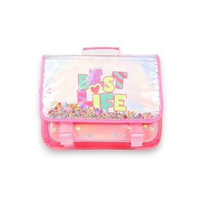 Billieblush para niña. U22051 Mochila Sarga rosa (OSFA), Casual, Poliéster, moda infantil, Billieblush outlet 2026. Billieblush para niña. U22051 Mochila Sarga rosa (OSFA), Casual, Poliéster, moda infantil, Billieblush outlet 2026.