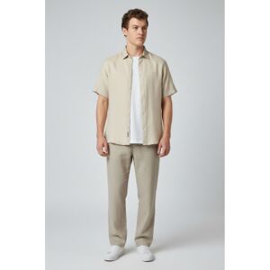 A X Armani Exchange para hombre. XM001223AF14619U1102 Camisa Informal beige (XL), Casual, Lino, Manga corta, A X Armani Exchange outlet 2026 A X Armani Exchange para hombre. XM001223AF14619U1102 Camisa Informal beige (XL), Casual, Lino, Manga corta, A X Armani Exchange outlet 2026