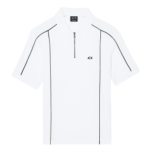 A X Armani Exchange para hombre. XM002375AF10366U0009 Polo Elegant blanco (L), Casual, Algodón, Manga corta, A X Armani Exchange outlet 2026 A X Armani Exchange para hombre. XM002375AF10366U0009 Polo Elegant blanco (L), Casual, Algodón, Manga corta, A X Armani Exchange outlet 2026