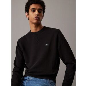 Jeans para hombre. J30J327115 Sudadera de cuello redondo negro (L), Casual, Algodón Orgánico, Sostenible, Calvin Klein Jeans ou Jeans para hombre. J30J327115 Sudadera de cuello redondo negro (L), Casual, Algodón Orgánico, Sostenible, Calvin Klein Jeans ou