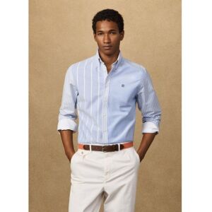 London para hombre. HM3010696 Camisa Heritage Patchwork Oxford azul (L), Casual, Algodón, Manga larga, Hackett London outlet 2026. London para hombre. HM3010696 Camisa Heritage Patchwork Oxford azul (L), Casual, Algodón, Manga larga, Hackett London outlet 2026.
