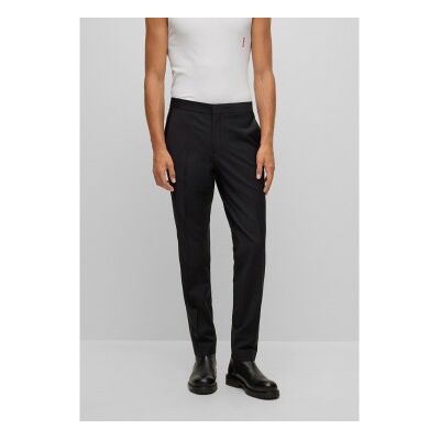 HUGO para hombre. 50476482 Pantalón Hesten negro (50), Casual, Fiesta, Lana, HUGO outlet 2026. HUGO para hombre. 50476482 Pantalón Hesten negro (50), Casual, Fiesta, Lana, HUGO outlet 2026.
