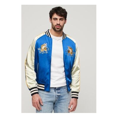 Superdry M5011855A Chaqueta bomber casual azul - Chaqueta Superdry M5011855A Chaqueta bomber casual azul - Chaqueta