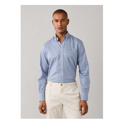 London para hombre. HM3010752 Camisa Three Color Gingham azul (XXL), Casual, Algodón, Clásico, Manga larga, Hackett London outlet 20 London para hombre. HM3010752 Camisa Three Color Gingham azul (XXL), Casual, Algodón, Clásico, Manga larga, Hackett London outlet 20