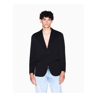 A X Armani Exchange para hombre. XM001303AF10818UC001 Americana Sencilla negro (XL), Casual, Algodón, Clásico, A X Armani Exchange outlet 20 A X Armani Exchange para hombre. XM001303AF10818UC001 Americana Sencilla negro (XL), Casual, Algodón, Clásico, A X Armani Exchange outlet 20