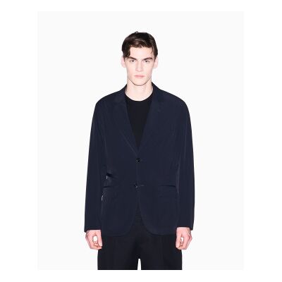 A X Armani Exchange para hombre. XM002075AF22572UC001 Blazer Deconstruida negro (40), Casual, Clásico, Poliamida, A X Armani Exchange outlet A X Armani Exchange para hombre. XM002075AF22572UC001 Blazer Deconstruida negro (40), Casual, Clásico, Poliamida, A X Armani Exchange outlet