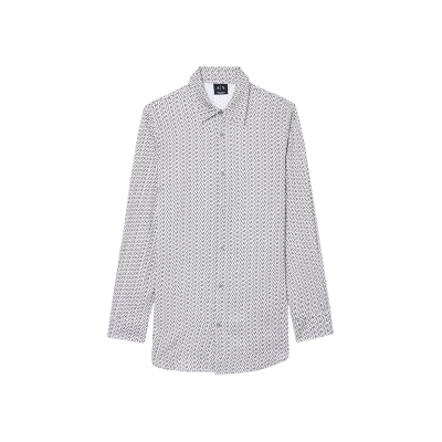 A X Armani Exchange para hombre. XM001821AF13235F0143 Camisa Guru Crema (M), Negro, Casual, Algodón, Manga larga, A X Armani Exchange outlet A X Armani Exchange para hombre. XM001821AF13235F0143 Camisa Guru Crema (M), Negro, Casual, Algodón, Manga larga, A X Armani Exchange outlet