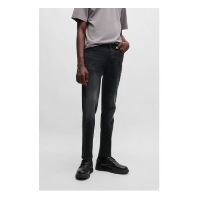 BOSS para hombre. 50517492 Jeans Tapered fit en denim elástico negro intenso (32/34), Casual, Algodón Orgánico, Sostenible, BOSS outlet 2026 BOSS para hombre. 50517492 Jeans Tapered fit en denim elástico negro intenso (32/34), Casual, Algodón Orgánico, Sostenible, BOSS outlet 2026