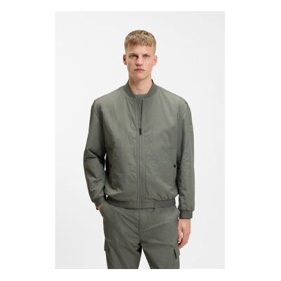BOSS para hombre. 50555846 Chaqueta Bomber repelente gris (56), Casual, Poliéster, Manga larga, BOSS outlet 2026. BOSS para hombre. 50555846 Chaqueta Bomber repelente gris (56), Casual, Poliéster, Manga larga, BOSS outlet 2026.