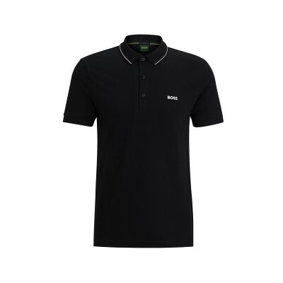 BOSS para hombre. 50506195 Polo Paule4 negro (S), Casual, Algodón, Manga corta, BOSS outlet 2026. BOSS para hombre. 50506195 Polo Paule4 negro (S), Casual, Algodón, Manga corta, BOSS outlet 2026.