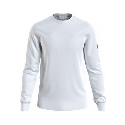 Jeans para hombre. J30J323485 Sudadera Waffle blanco (XXS), Casual, Manga larga, Algodón Orgánico, Sostenible, Calvin Klein Jea Jeans para hombre. J30J323485 Sudadera Waffle blanco (XXS), Casual, Manga larga, Algodón Orgánico, Sostenible, Calvin Klein Jea