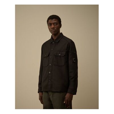 C.P. Company para hombre. 19CMOS271A110498A Camisa Felt Lens negro (S), Casual, Lana, C.P. Company outlet 2026. C.P. Company para hombre. 19CMOS271A110498A Camisa Felt Lens negro (S), Casual, Lana, C.P. Company outlet 2026.