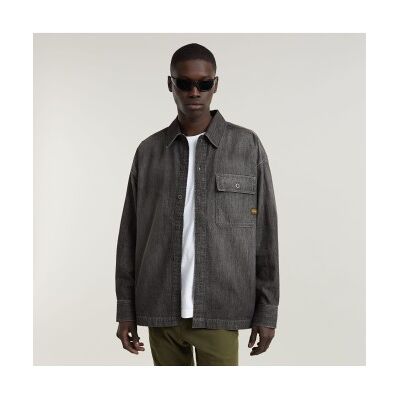 G-Star para hombre. D25517-D540-G864 Camisa Boxy Fit Flap Pocket gris (XL), Casual, Algodón, Manga larga, G-Star outlet 2026. G-Star para hombre. D25517-D540-G864 Camisa Boxy Fit Flap Pocket gris (XL), Casual, Algodón, Manga larga, G-Star outlet 2026.
