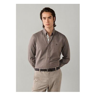 London para hombre. HM3010855 Camisa Flannel Multi Trim taupe (M), Casual, Algodón, Manga larga, Hackett London outlet 2026. London para hombre. HM3010855 Camisa Flannel Multi Trim taupe (M), Casual, Algodón, Manga larga, Hackett London outlet 2026.