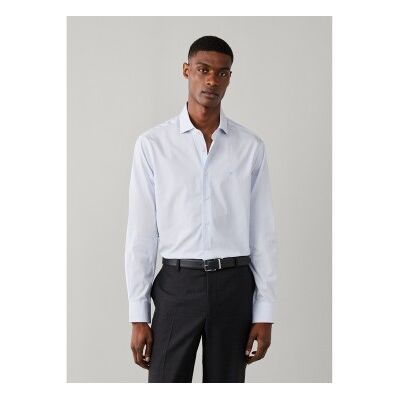 London para hombre. HM3010878 camisa rayas finas city fit clásico azul (L), Casual, Algodón, Manga larga, Hackett London outlet 2026 London para hombre. HM3010878 camisa rayas finas city fit clásico azul (L), Casual, Algodón, Manga larga, Hackett London outlet 2026