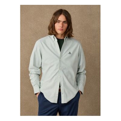London para hombre. HM3010910 camisa oxford lisa fit clásico verde (L), Casual, Algodón, Manga larga, Hackett London outlet 2026. London para hombre. HM3010910 camisa oxford lisa fit clásico verde (L), Casual, Algodón, Manga larga, Hackett London outlet 2026.