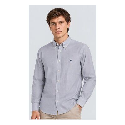 Harmont & Blaine para hombre. CRR074013435B Camisa Micro Rayas azul (XXL), Algodón, Clásico, Manga larga, Harmont & Blaine outlet 2026. Harmont & Blaine para hombre. CRR074013435B Camisa Micro Rayas azul (XXL), Algodón, Clásico, Manga larga, Harmont & Blaine outlet 2026.