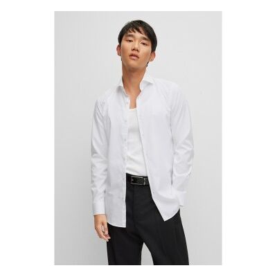 HUGO para hombre. 50482056 Camisa Kason blanco (41), Casual, Algodón, Manga larga, HUGO outlet 2026. HUGO para hombre. 50482056 Camisa Kason blanco (41), Casual, Algodón, Manga larga, HUGO outlet 2026.