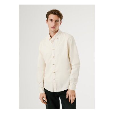 para hombre. PM3090843 Camisa Charly blanco roto (M), Casual, Algodón, Manga larga, Pepe Jeans outlet 2026. para hombre. PM3090843 Camisa Charly blanco roto (M), Casual, Algodón, Manga larga, Pepe Jeans outlet 2026.