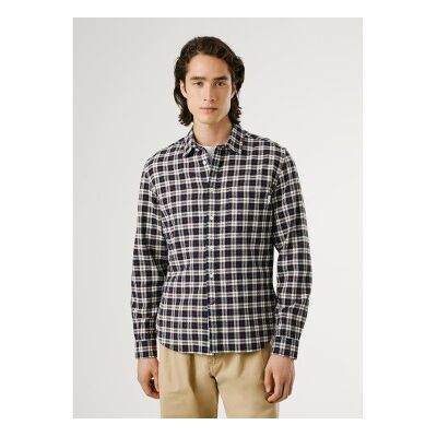 para hombre. PM3090825 Camisa Clermont marino (L), Casual, Algodón, Manga larga, Pepe Jeans outlet 2026. para hombre. PM3090825 Camisa Clermont marino (L), Casual, Algodón, Manga larga, Pepe Jeans outlet 2026.
