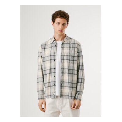 para hombre. PM3090829 Camisa Clue gris (M), Casual, Algodón, Manga larga, Pepe Jeans outlet 2026. para hombre. PM3090829 Camisa Clue gris (M), Casual, Algodón, Manga larga, Pepe Jeans outlet 2026.