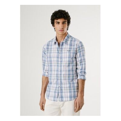 para hombre. PM309070 Camisa Crisler azul (L), Casual, Algodón, Manga larga, Pepe Jeans outlet 2026. para hombre. PM309070 Camisa Crisler azul (L), Casual, Algodón, Manga larga, Pepe Jeans outlet 2026.