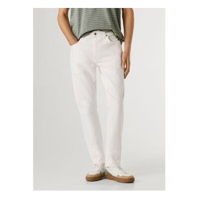 para hombre. PM20839961CA Pantalón Tapered Stanley blanco (36/32), Casual, Algodón, Pepe Jeans outlet 2026. para hombre. PM20839961CA Pantalón Tapered Stanley blanco (36/32), Casual, Algodón, Pepe Jeans outlet 2026.