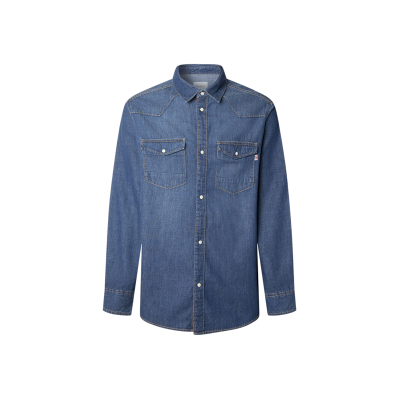 para hombre. PM30908085A0 Camisa Regular Shirt azul (M), Casual, Algodón, Manga larga, Pepe Jeans outlet 2026. para hombre. PM30908085A0 Camisa Regular Shirt azul (M), Casual, Algodón, Manga larga, Pepe Jeans outlet 2026.