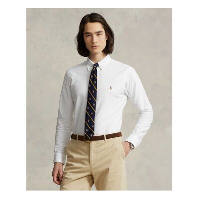 Polo Ralph Lauren para hombre. 710792041001 Camisa Oxford Custom Fit blanco (M), Casual, Algodón, Manga larga, Polo Ralph Lauren outlet 2026 Polo Ralph Lauren para hombre. 710792041001 Camisa Oxford Custom Fit blanco (M), Casual, Algodón, Manga larga, Polo Ralph Lauren outlet 2026
