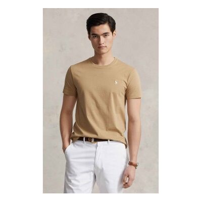 Polo Ralph Lauren para hombre. 710671438329 Camiseta de punto Custom Slim Fit marrón (XL), Casual, Algodón, Manga corta, Polo Ralph Lauren o Polo Ralph Lauren para hombre. 710671438329 Camiseta de punto Custom Slim Fit marrón (XL), Casual, Algodón, Manga corta, Polo Ralph Lauren o