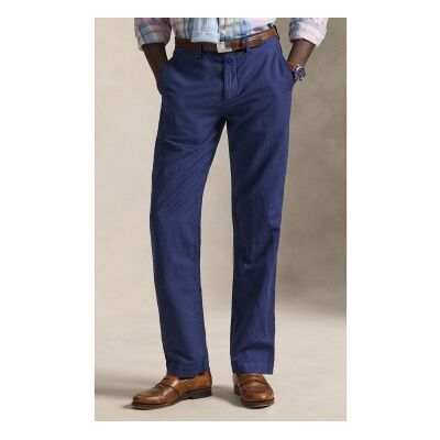 Polo Ralph Lauren para hombre. 710A13235006 Pantalón de algodón y lino Classic Fit marino (33/34), Casual, Polo Ralph Lauren outlet 2026. Polo Ralph Lauren para hombre. 710A13235006 Pantalón de algodón y lino Classic Fit marino (33/34), Casual, Polo Ralph Lauren outlet 2026.