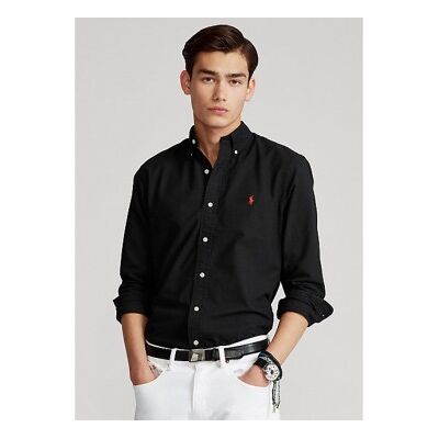 Polo Ralph Lauren para hombre. 710772290001 Camisa Oxford Custom Fit negro (L), Casual, Algodón, Manga larga, Polo Ralph Lauren outlet 2026. Polo Ralph Lauren para hombre. 710772290001 Camisa Oxford Custom Fit negro (L), Casual, Algodón, Manga larga, Polo Ralph Lauren outlet 2026.