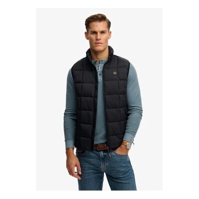 Superdry para hombre. M5012342A Chaleco Quilt Fuji negro (XL), Casual, Sostenible, Nylon reciclado, Superdry outlet 2026. Superdry para hombre. M5012342A Chaleco Quilt Fuji negro (XL), Casual, Sostenible, Nylon reciclado, Superdry outlet 2026.