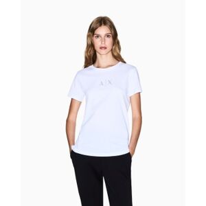 A X Armani Exchange para mujer. XW001459AF10356U0002 Camiseta Logo Brillante blanco (M), Casual, Algodón, Manga corta, A X Armani Exchange o A X Armani Exchange para mujer. XW001459AF10356U0002 Camiseta Logo Brillante blanco (M), Casual, Algodón, Manga corta, A X Armani Exchange o