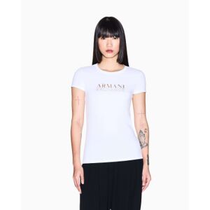 A X Armani Exchange para mujer. XW001837AF16294U0002 Camiseta logotipo blanco (L), Casual, Algodón, Manga corta, A X Armani Exchange outlet A X Armani Exchange para mujer. XW001837AF16294U0002 Camiseta logotipo blanco (L), Casual, Algodón, Manga corta, A X Armani Exchange outlet