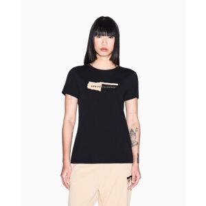 A X Armani Exchange para mujer. XW001804AF10356UC001 Camiseta Regular negro (M), Casual, Algodón, Manga corta, A X Armani Exchange outlet 20 A X Armani Exchange para mujer. XW001804AF10356UC001 Camiseta Regular negro (M), Casual, Algodón, Manga corta, A X Armani Exchange outlet 20