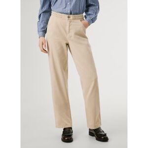 para mujer. PL2100012 Pantalón Saura beige (XS), Casual, Algodón, Pepe Jeans outlet 2026. para mujer. PL2100012 Pantalón Saura beige (XS), Casual, Algodón, Pepe Jeans outlet 2026.