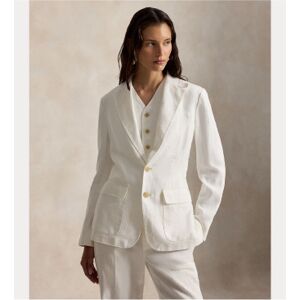 Polo Ralph Lauren para mujer. 211B14270001 Blazer de lino con botonadura sencilla blanco (36), Casual, Clásico, Polo Ralph Lauren outlet 202 Polo Ralph Lauren para mujer. 211B14270001 Blazer de lino con botonadura sencilla blanco (36), Casual, Clásico, Polo Ralph Lauren outlet 202