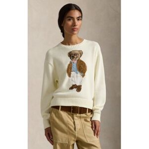 Polo Ralph Lauren para mujer. 211A96248001 Jersey de algodón con Polo Bear blanco roto (L), Casual, Polo Ralph Lauren outlet 2026. Polo Ralph Lauren para mujer. 211A96248001 Jersey de algodón con Polo Bear blanco roto (L), Casual, Polo Ralph Lauren outlet 2026.