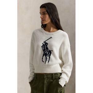 Polo Ralph Lauren para mujer. 211A96234002 Jersey de algodón con Big Pony blanco (S), Casual, Polo Ralph Lauren outlet 2026. Polo Ralph Lauren para mujer. 211A96234002 Jersey de algodón con Big Pony blanco (S), Casual, Polo Ralph Lauren outlet 2026.